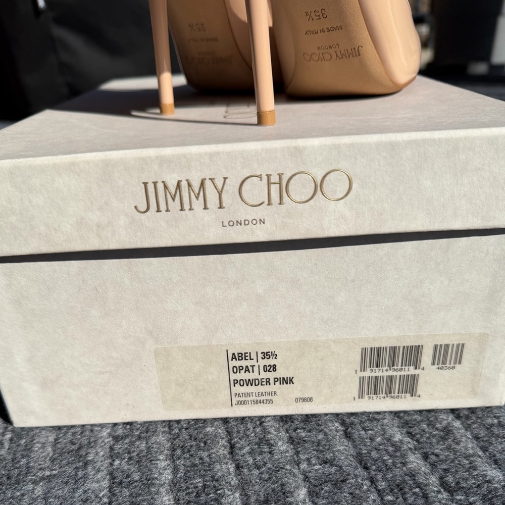Jimmy Choo Powder Pink Patent Leather Pumps US 5.5 EU 35.5 - Picture 14 of 14